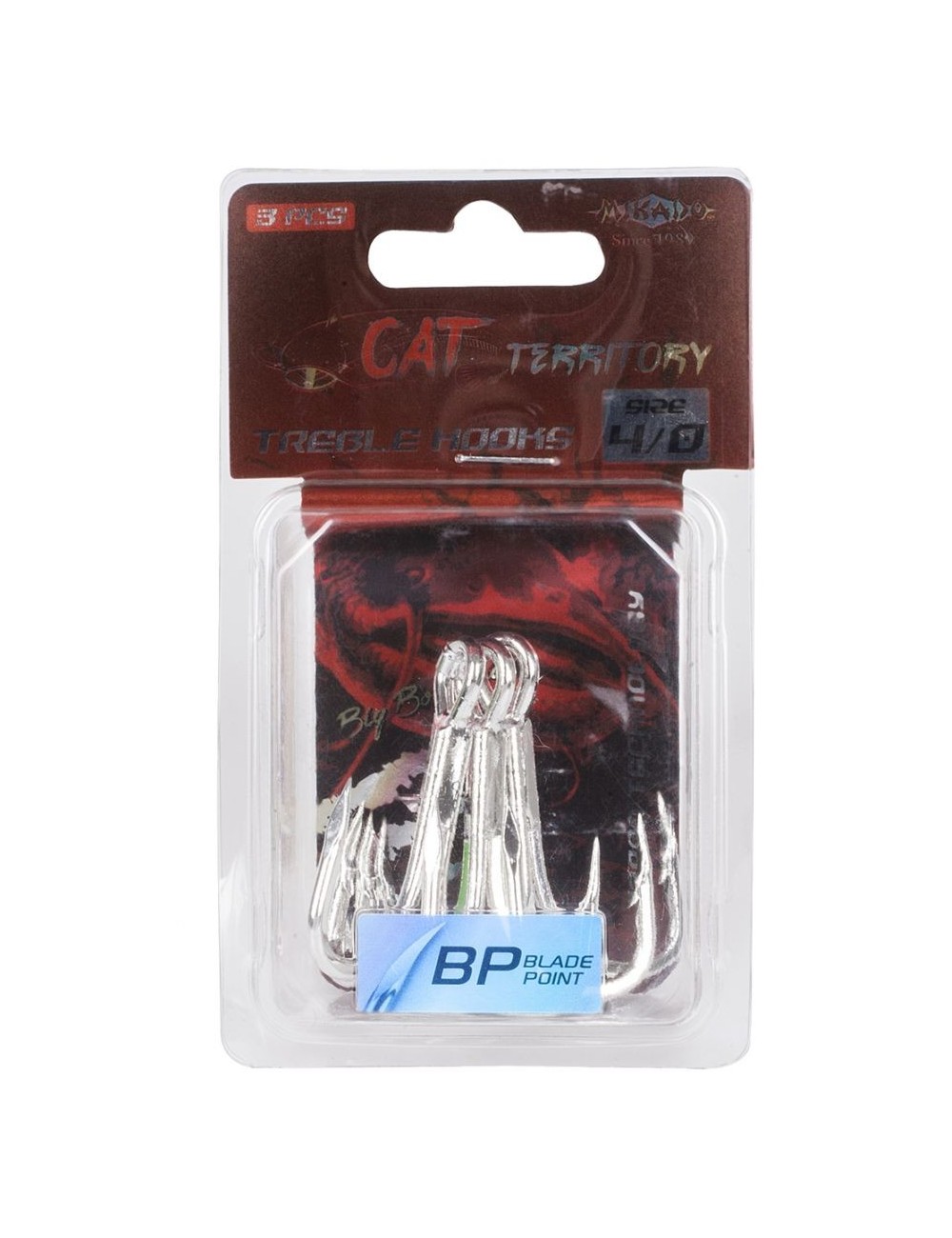 Mikado Cat Territory Treble Hook No. 3/0