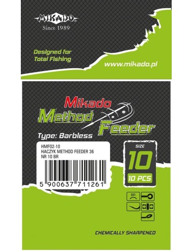 Mikado Method Feeder Barbless 12