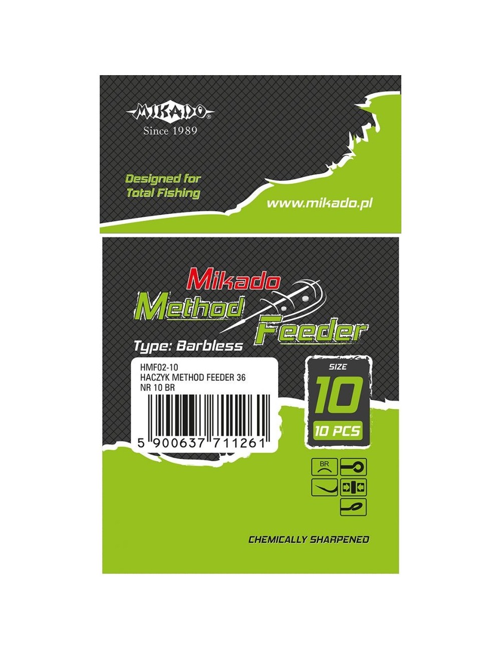 Mikado Method Feeder Barbless 12