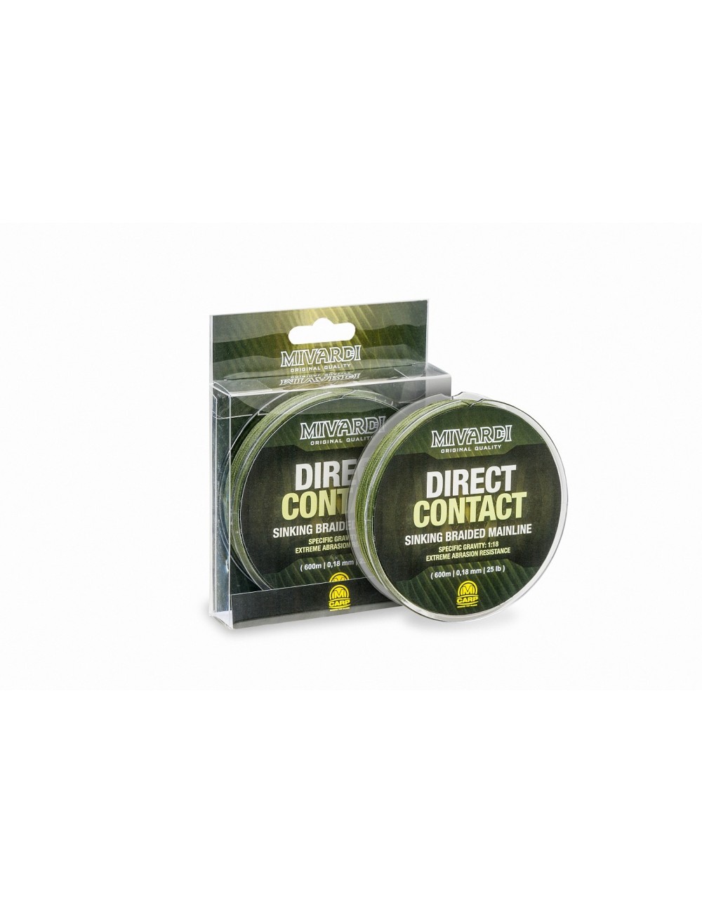 Mivardi Direct Contact 600m 0.18mm Fonott Pontyozó Zsinór