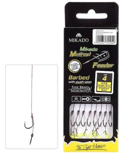Mikado Method Feeder Csalitüskés Rig No.12 10cm